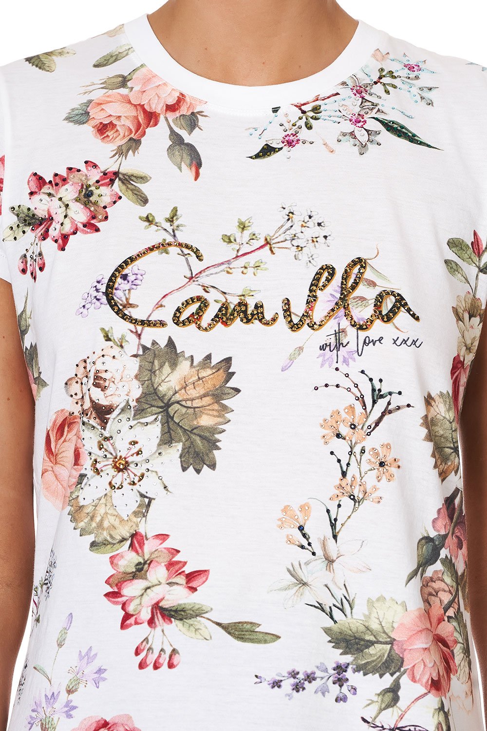 SLIM FIT ROUND NECK T-SHIRT LONDON LOOMS