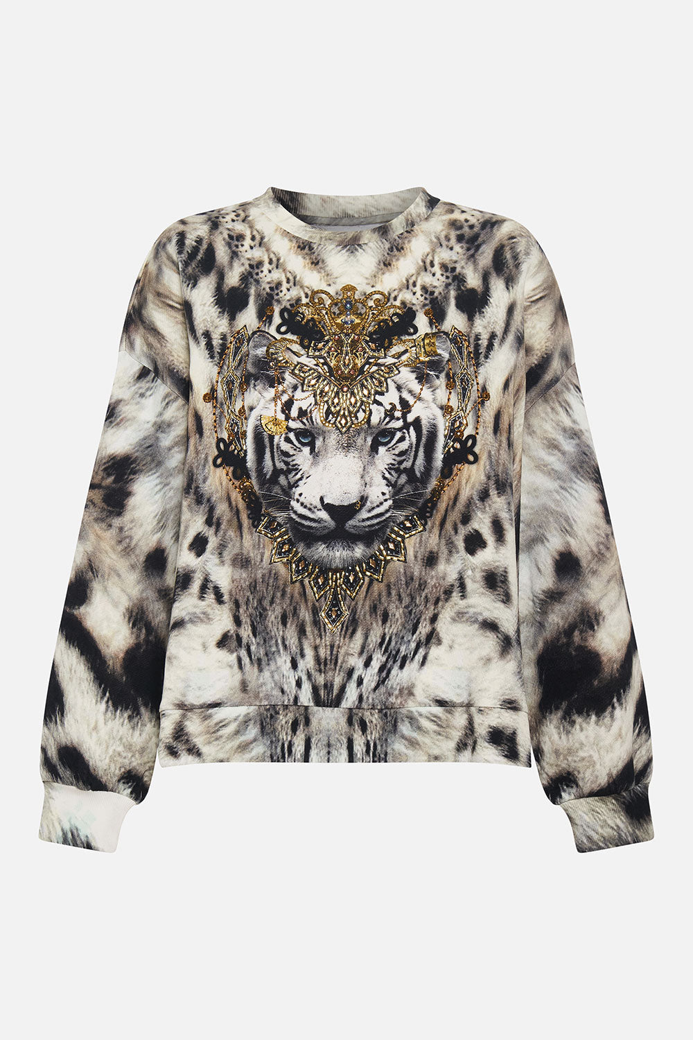 SHORT RELAXED SWEATER SNOW WHISPERS LOUNGE