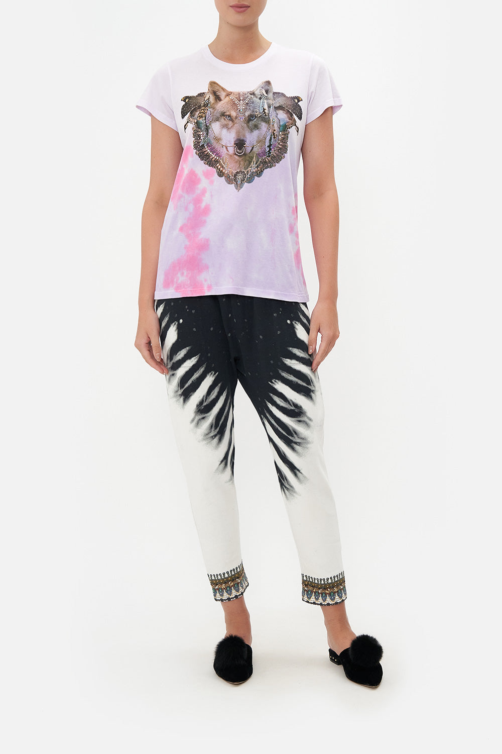 SLIM FIT ROUND NECK T-SHIRT CALL OF THE FALCON