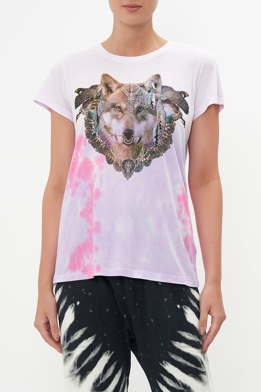 SLIM FIT ROUND NECK T-SHIRT CALL OF THE FALCON