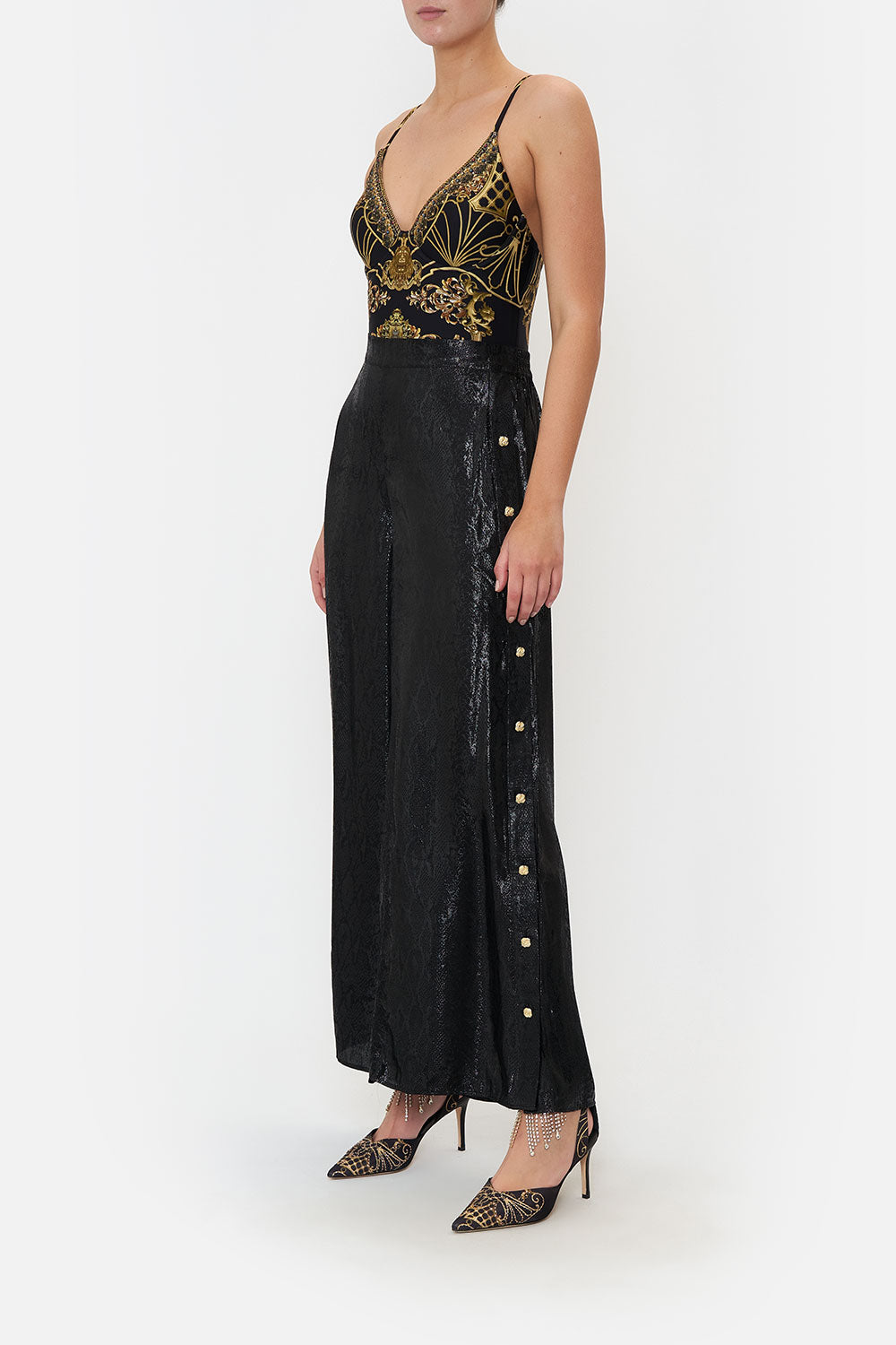 SIDE BUTTON UP PANT SHADOWS OF ARMADA