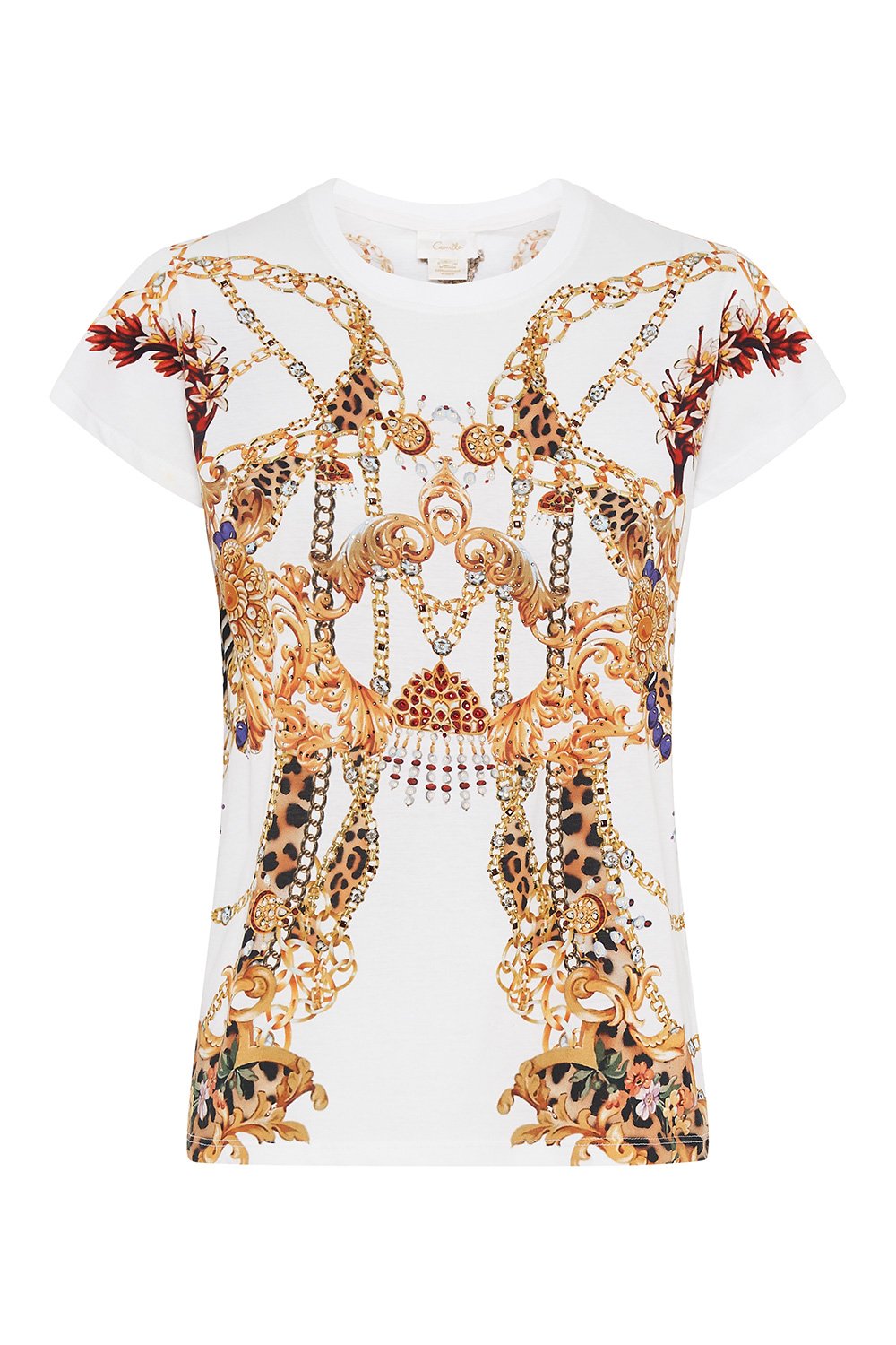 SLIM FIT ROUND NECK T-SHIRT REIGN SUPREME