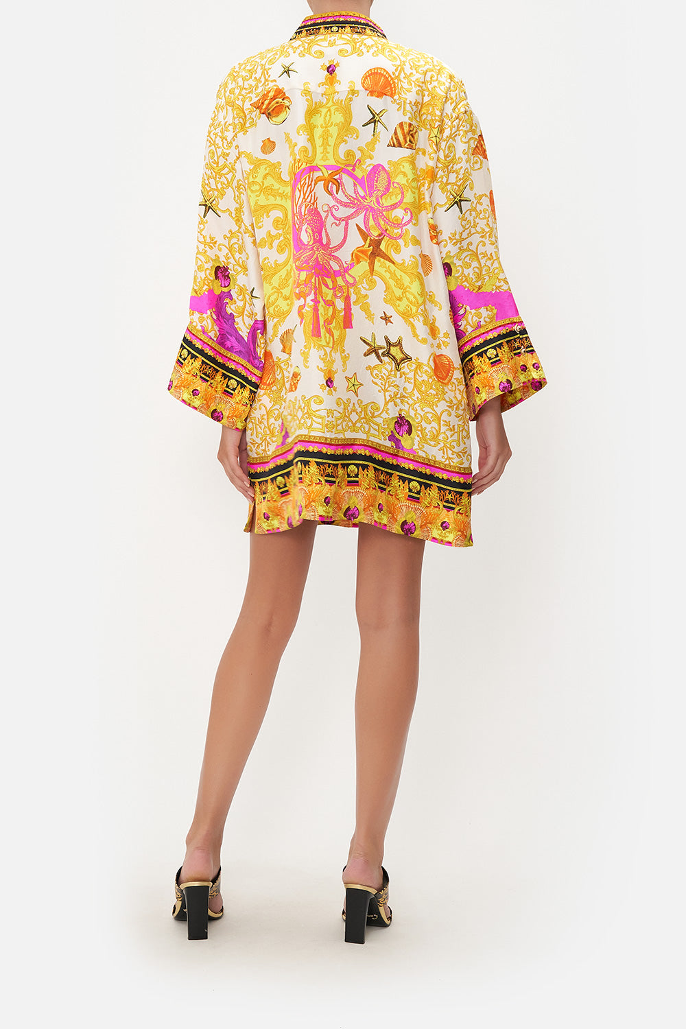 ZIP FRONT SHIRT DRESS SQUID SQUAD