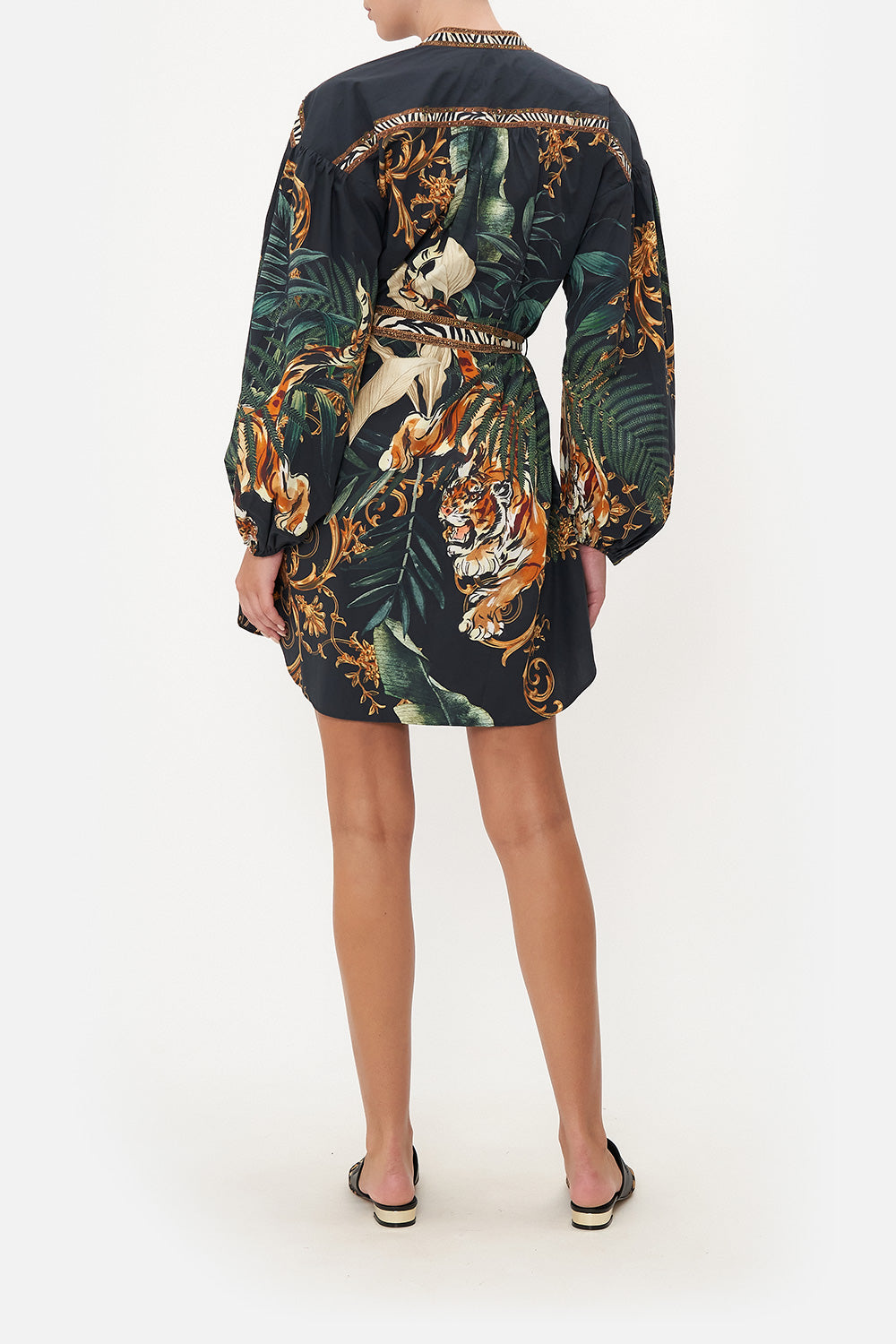 BLOUSON SLEEVE SHIRT DRESS EASY TIGER