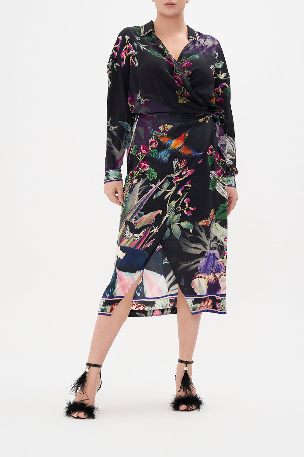 TWIST FRONT SHIRT DRESS PARADISO PLACE