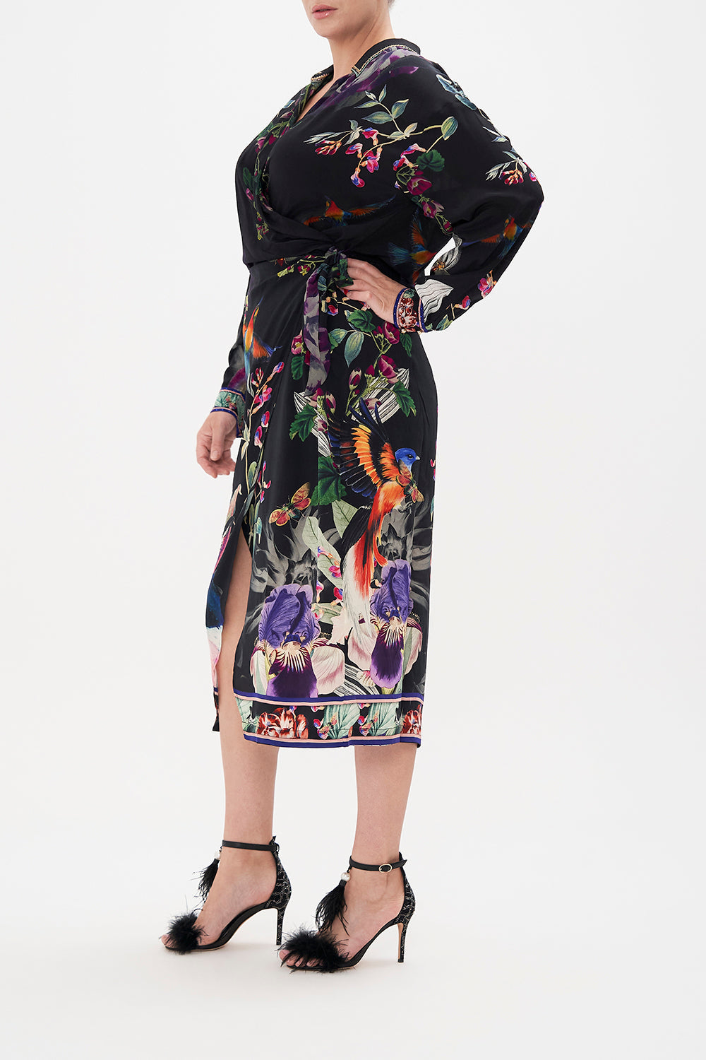 TWIST FRONT SHIRT DRESS PARADISO PLACE