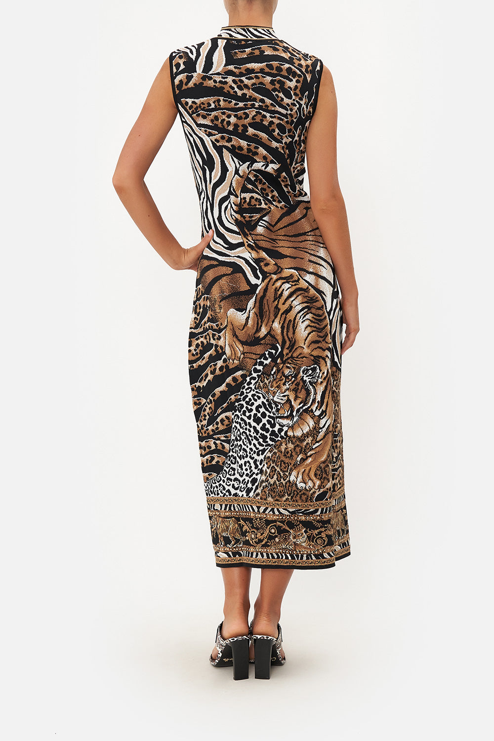 EXTENDED NECK KNIT DRESS WHATS NEW PUSSYCAT