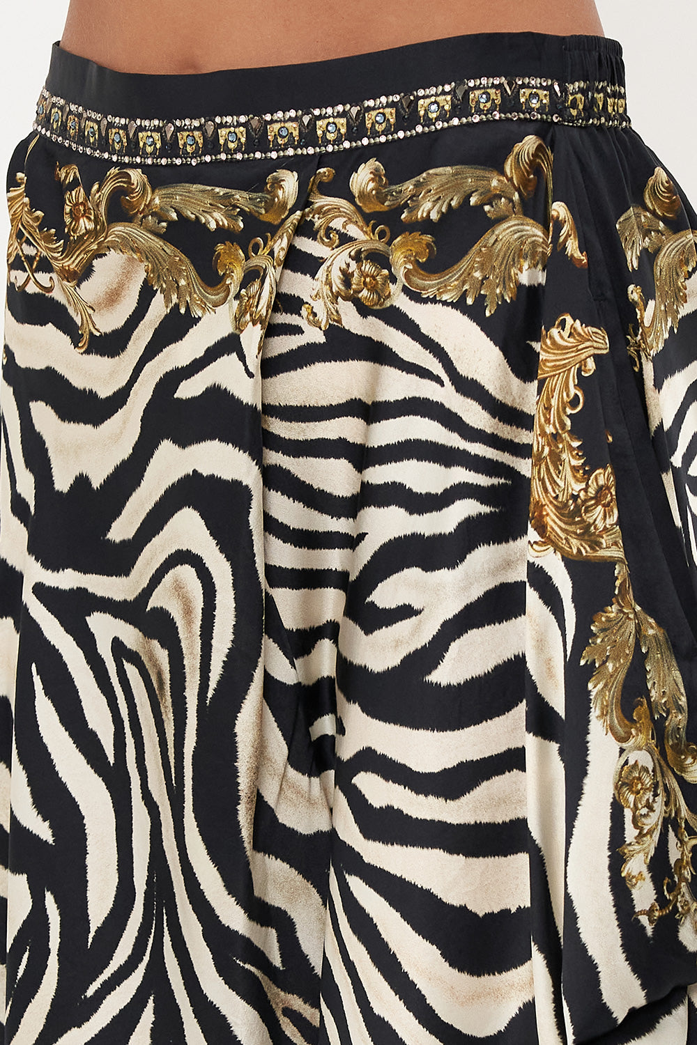 DRAPED SIDE PANT EARN YOUR STRIPES