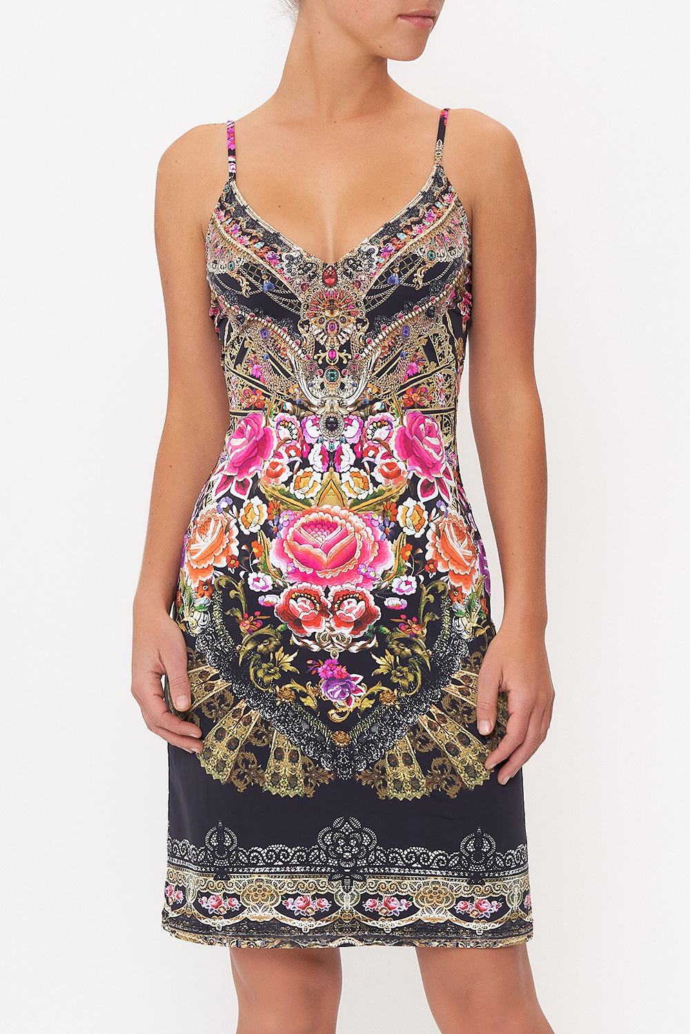 V NECK SLIP DANCE WITH DUENDE