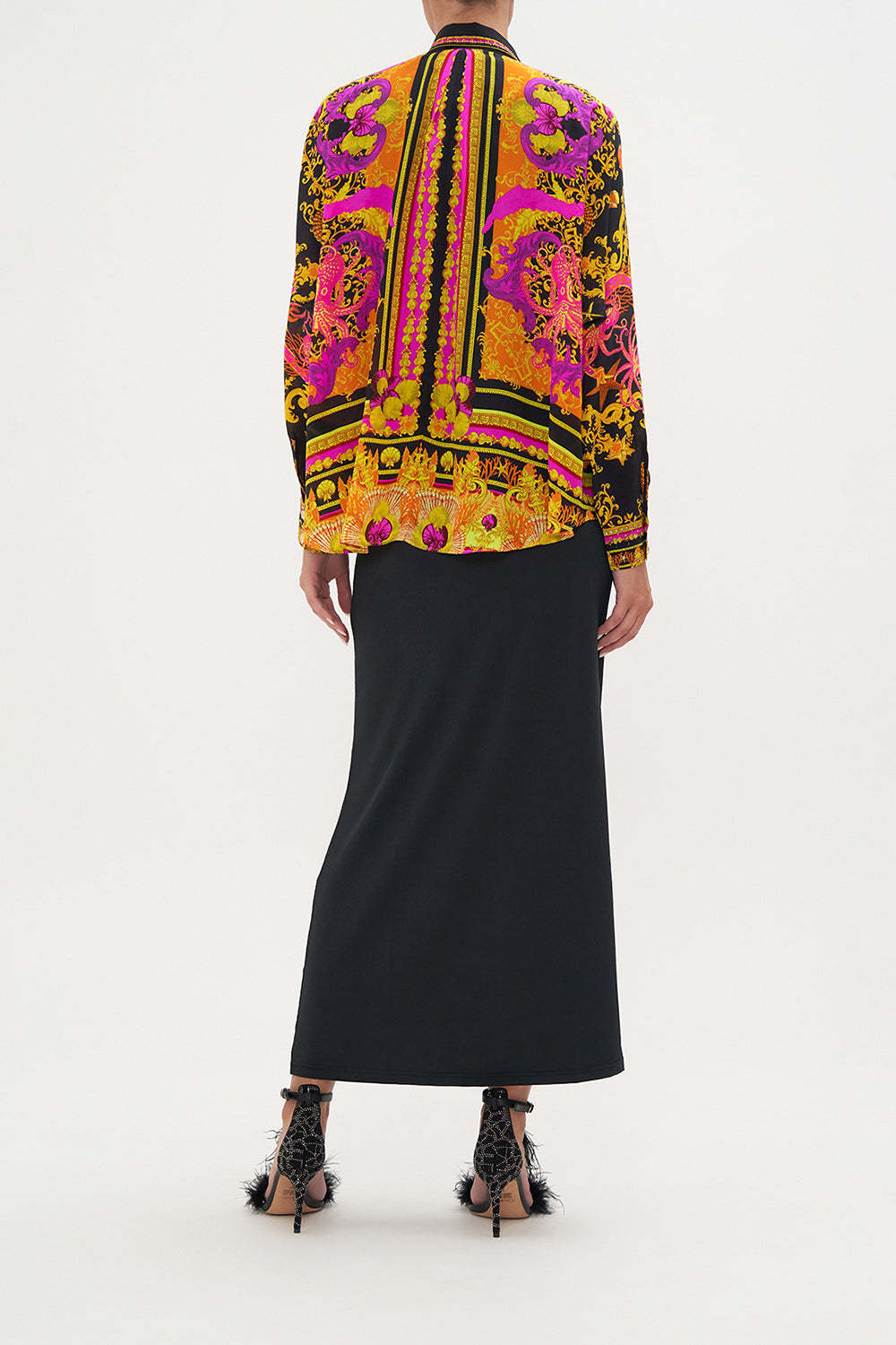 CURVED HEM SHIRT OCTOPIA