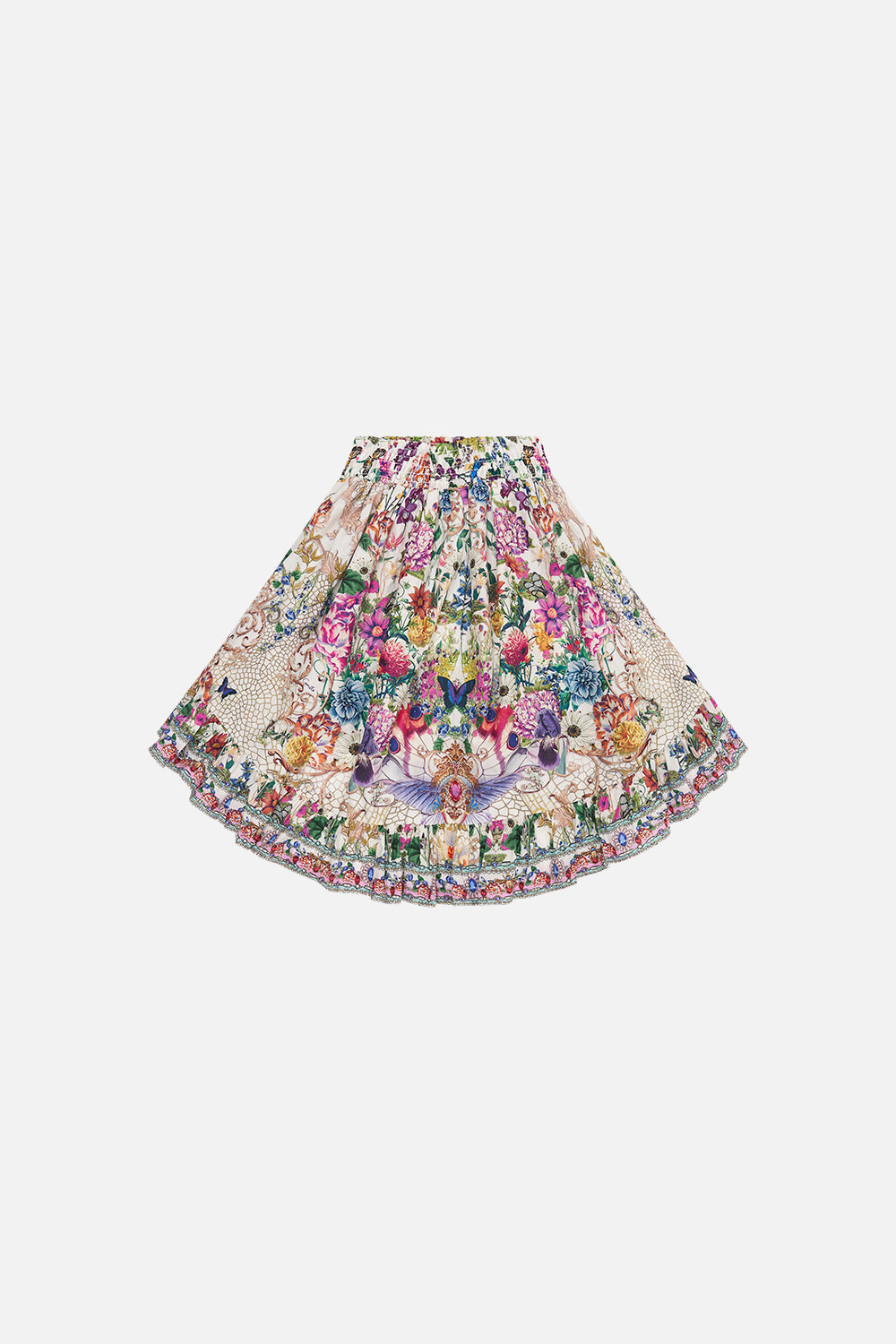 KIDS HIGH LOW HEM SKIRT 12-14 QUEENS BEE HIVE