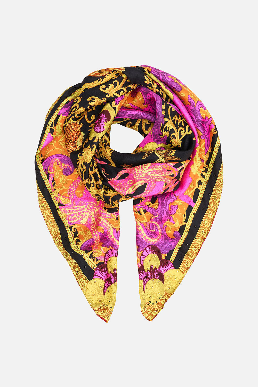 LARGE SQUARE SCARF OCTOPIA