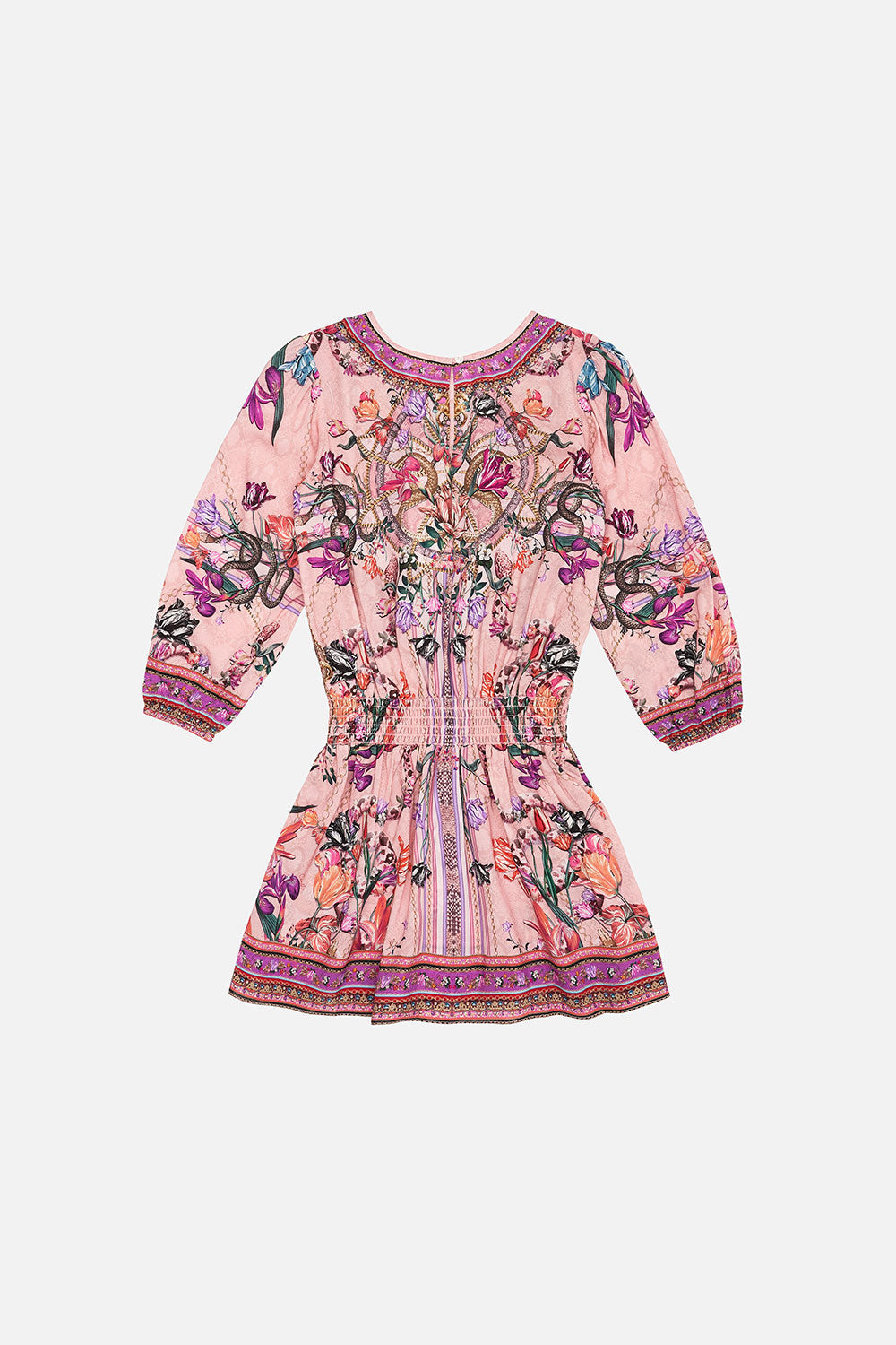 KIDS RELAXED SHIRRED WAIST DRESS 12-14 MAD AS A SNAKE