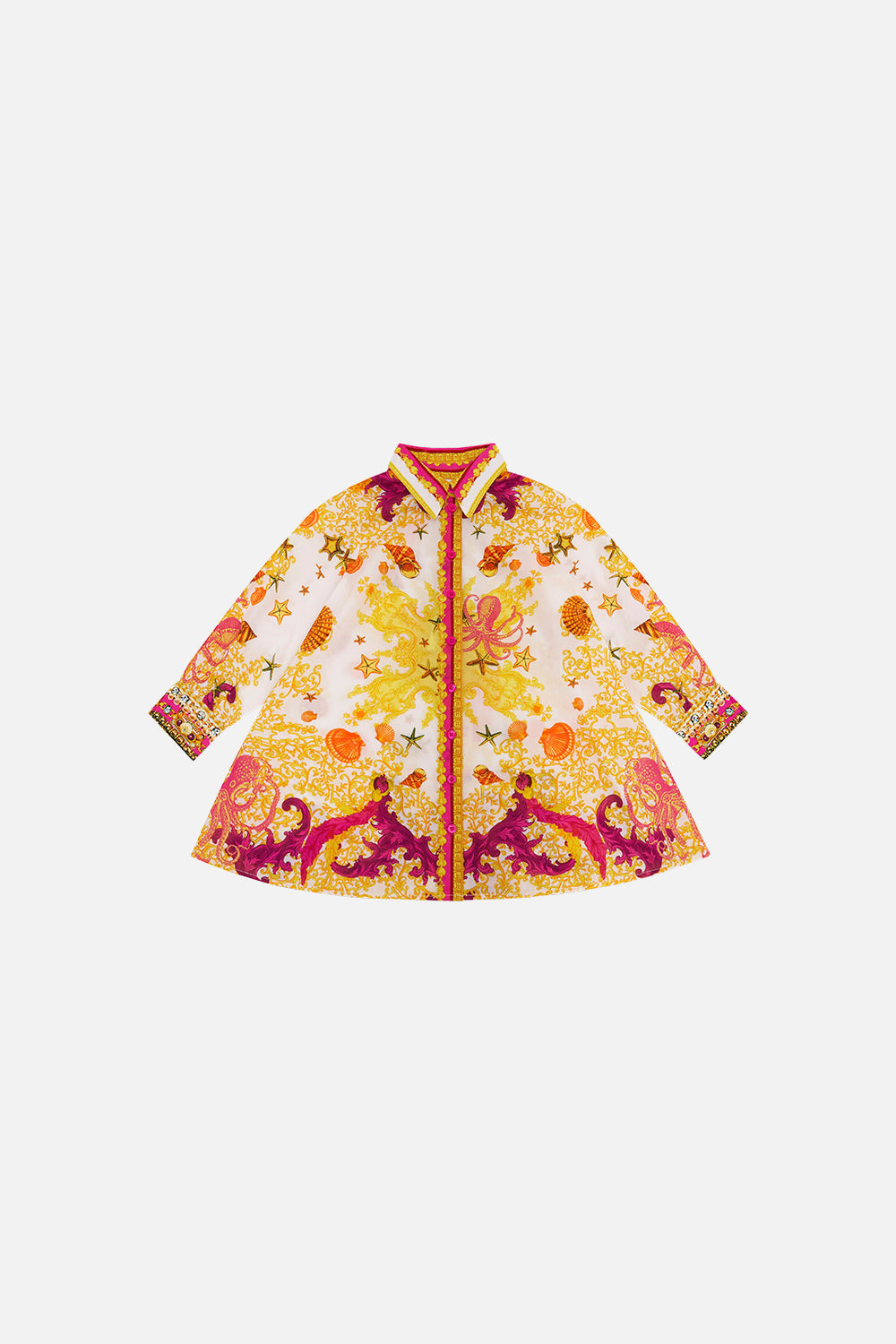 KIDS MINI SHIRT DRESS 12-14 SQUID SQUAD