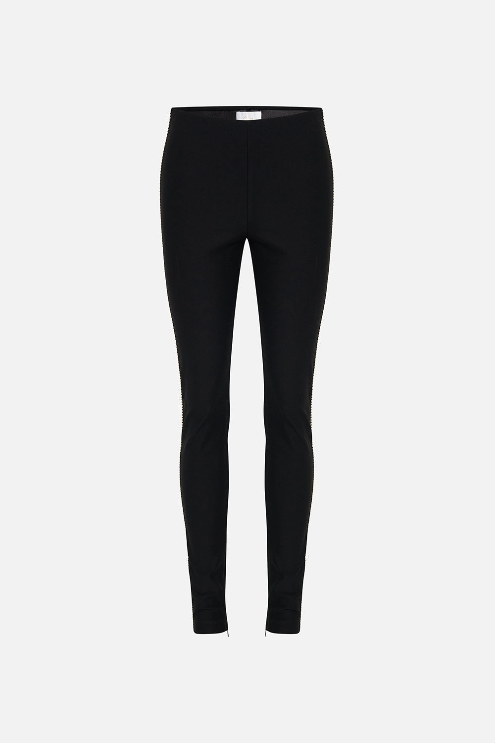 PONTE PANT WITH ANKLE ZIP TIGER TALK
