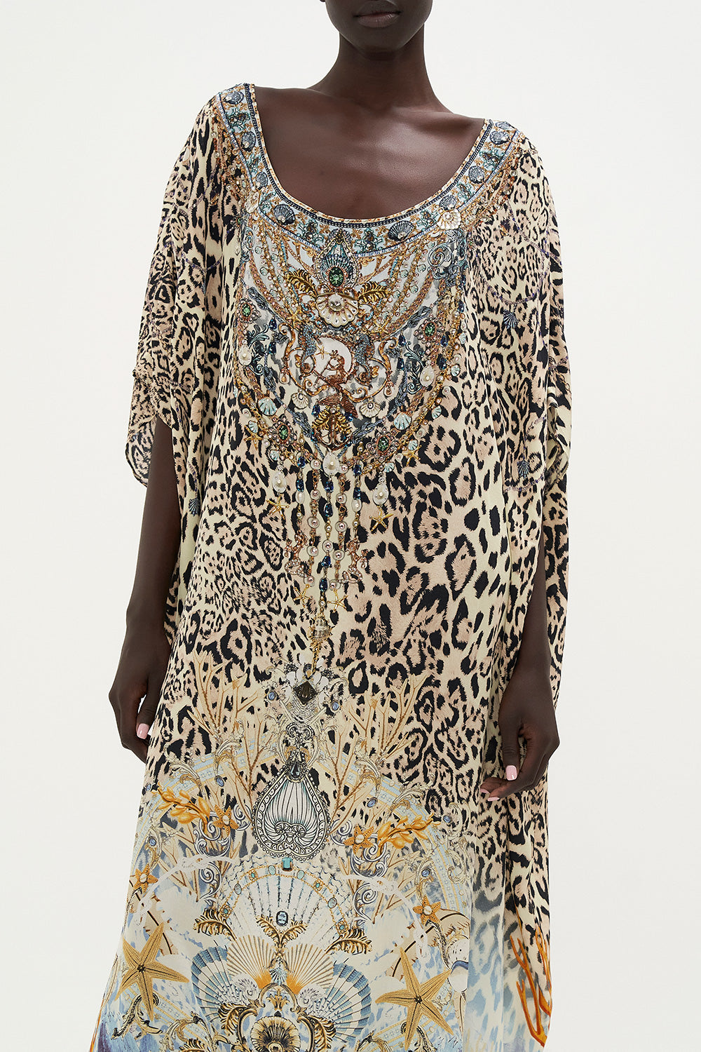 ROUND NECK KAFTAN SEAHORSE SONNET