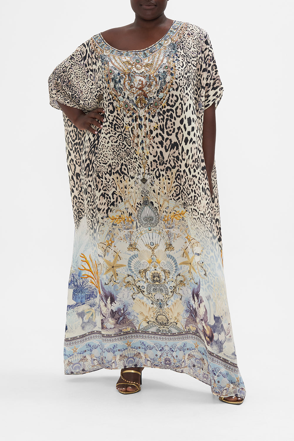 ROUND NECK KAFTAN SEAHORSE SONNET