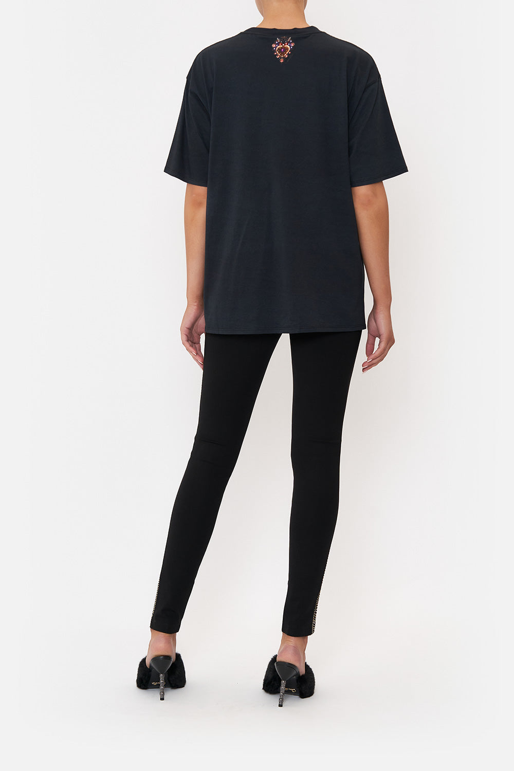 OVERSIZE BAND TEE REIGN OF ROSES