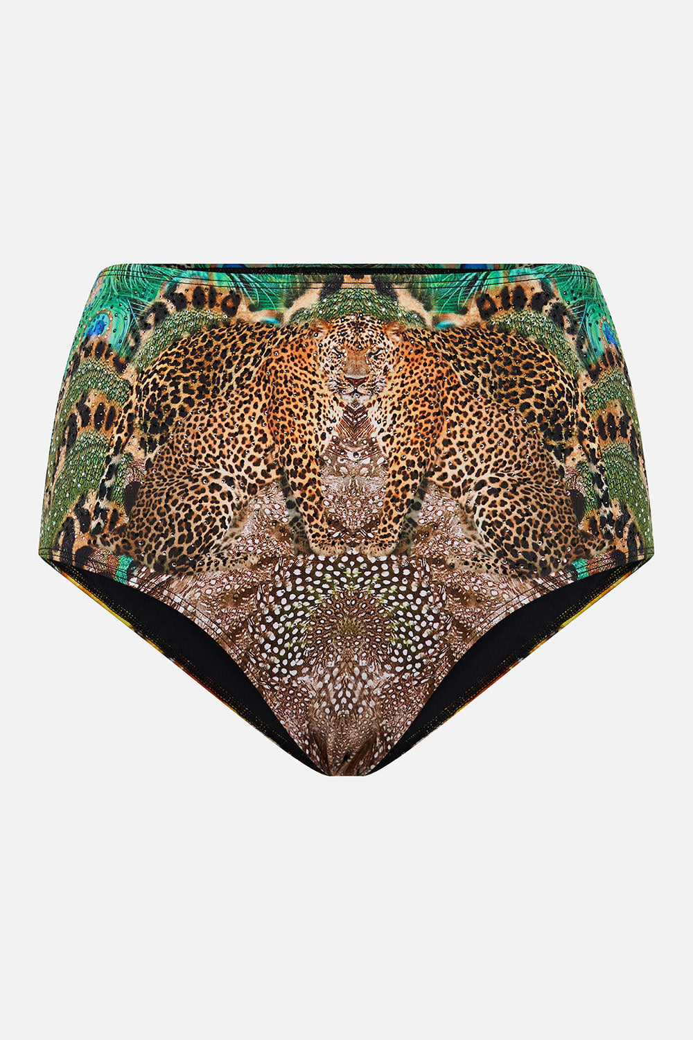 EMBELLISHED HIGH WAISTED PANT SURREALIST XANADU