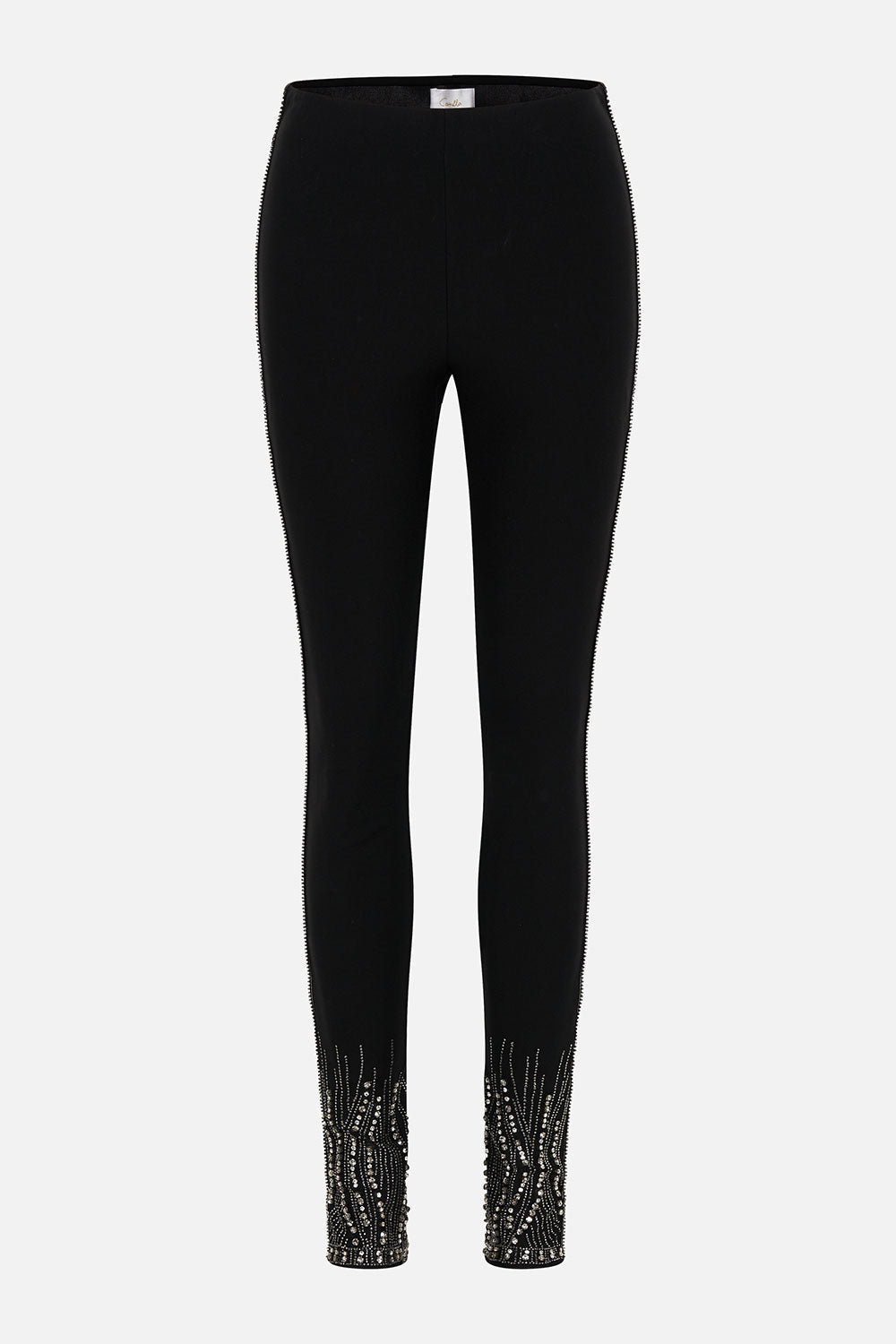 PONTE PANT WITH ANKLE ZIP ORDER OF DISORDER