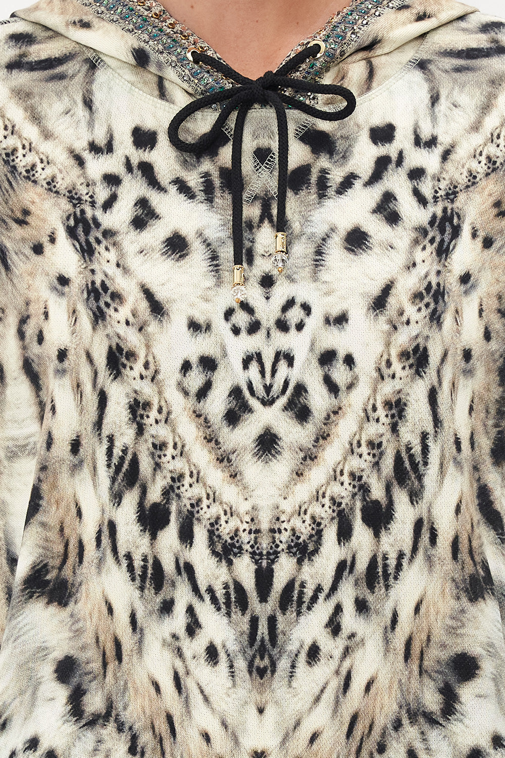 HOODY SWEATER WITH POCKETS SNOW WHISPERS LOUNGE