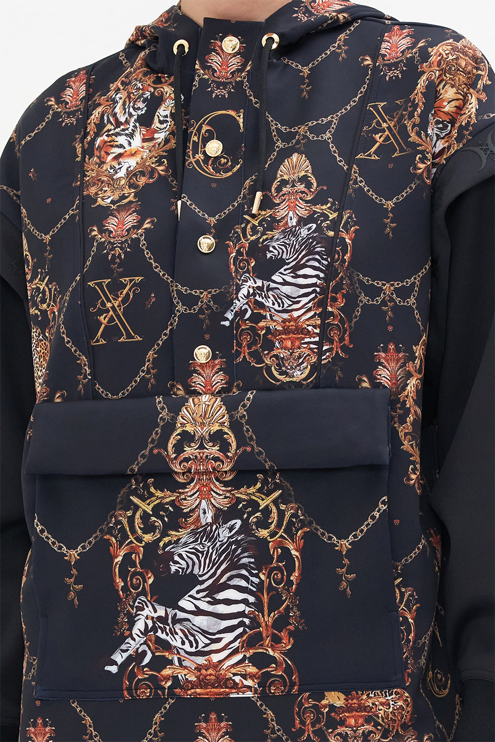 HOODIE WITH FRONT OPENING KNIGHTS OF JAGGIS TABLE