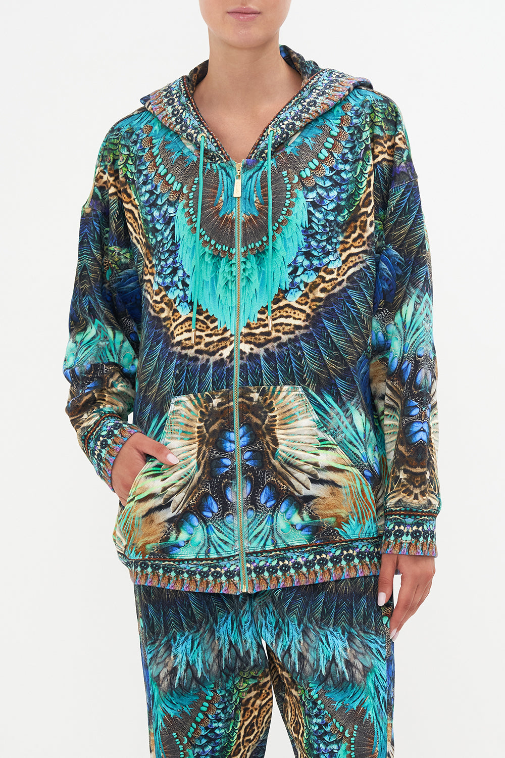 OVERSIZED ZIP FRONT HOODIE THE CREATOR