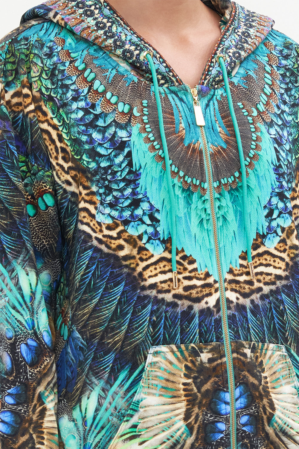 OVERSIZED ZIP FRONT HOODIE THE CREATOR