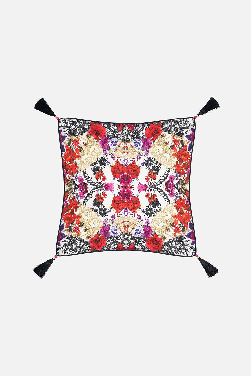 SMALL SQUARE CUSHION REIGN OF ROSES