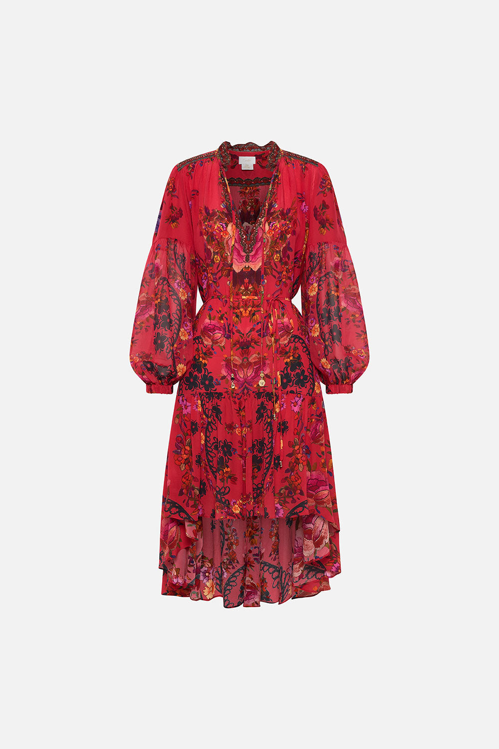 BLOUSON HIGH LOW DRESS VIEW FROM THE VEIL