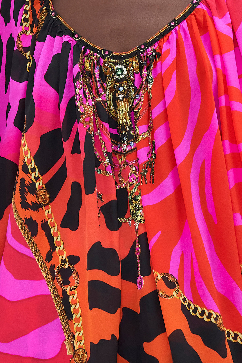 FLARED BLOUSON SLEEVE BLOUSE ALWAYS CHANGE YOUR SPOTS