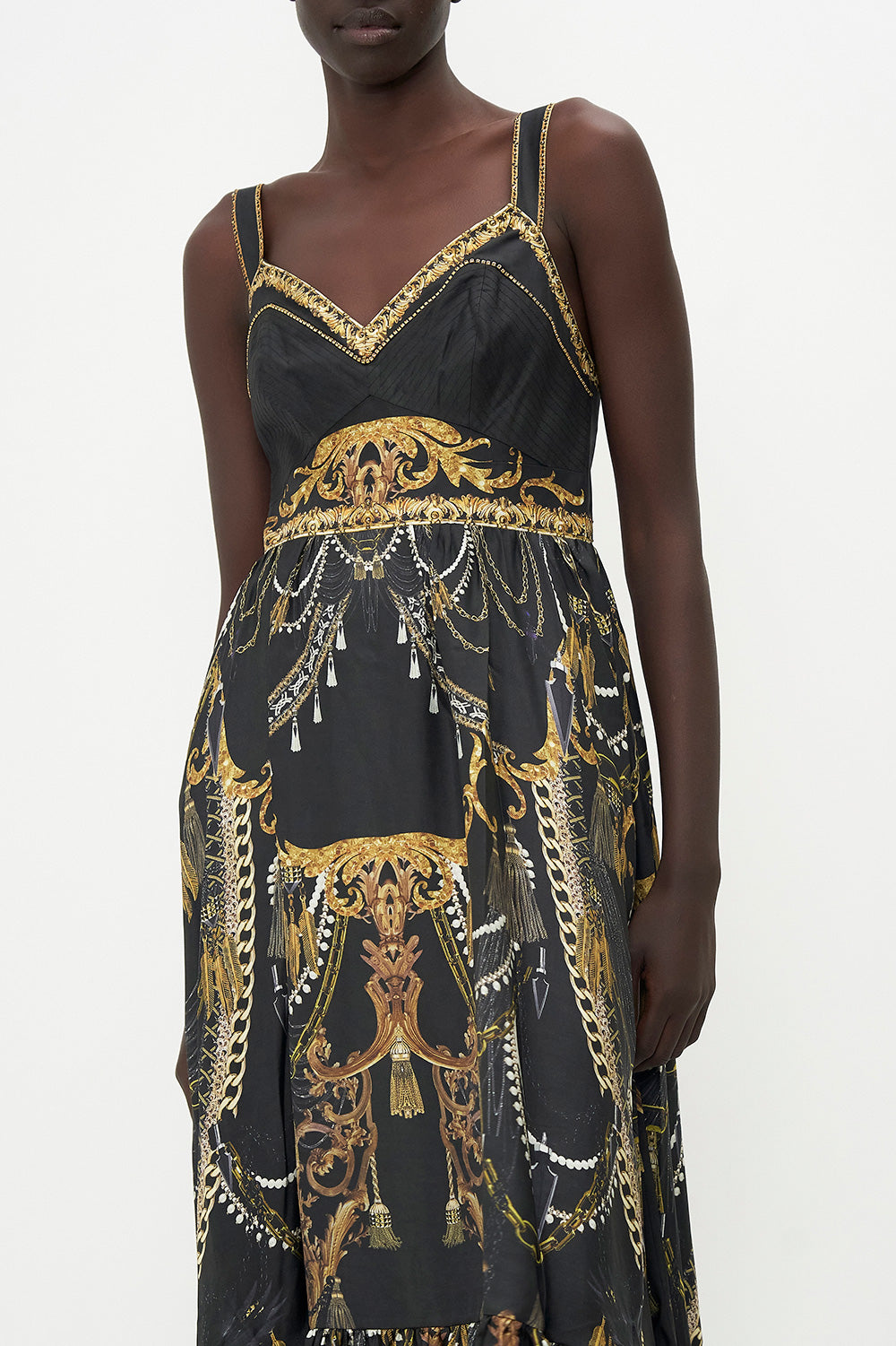 DRESS WITH FITTED BODICE RAVIN RAVEN