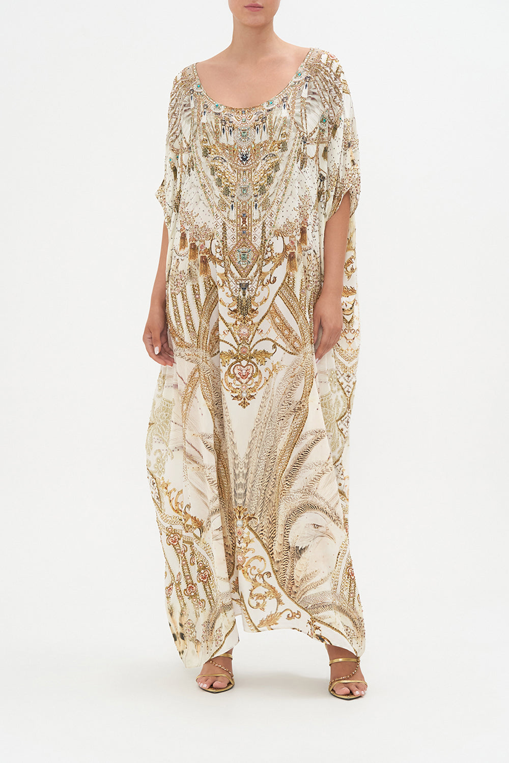 ROUND NECK KAFTAN SOAR LIKE AN EAGLE