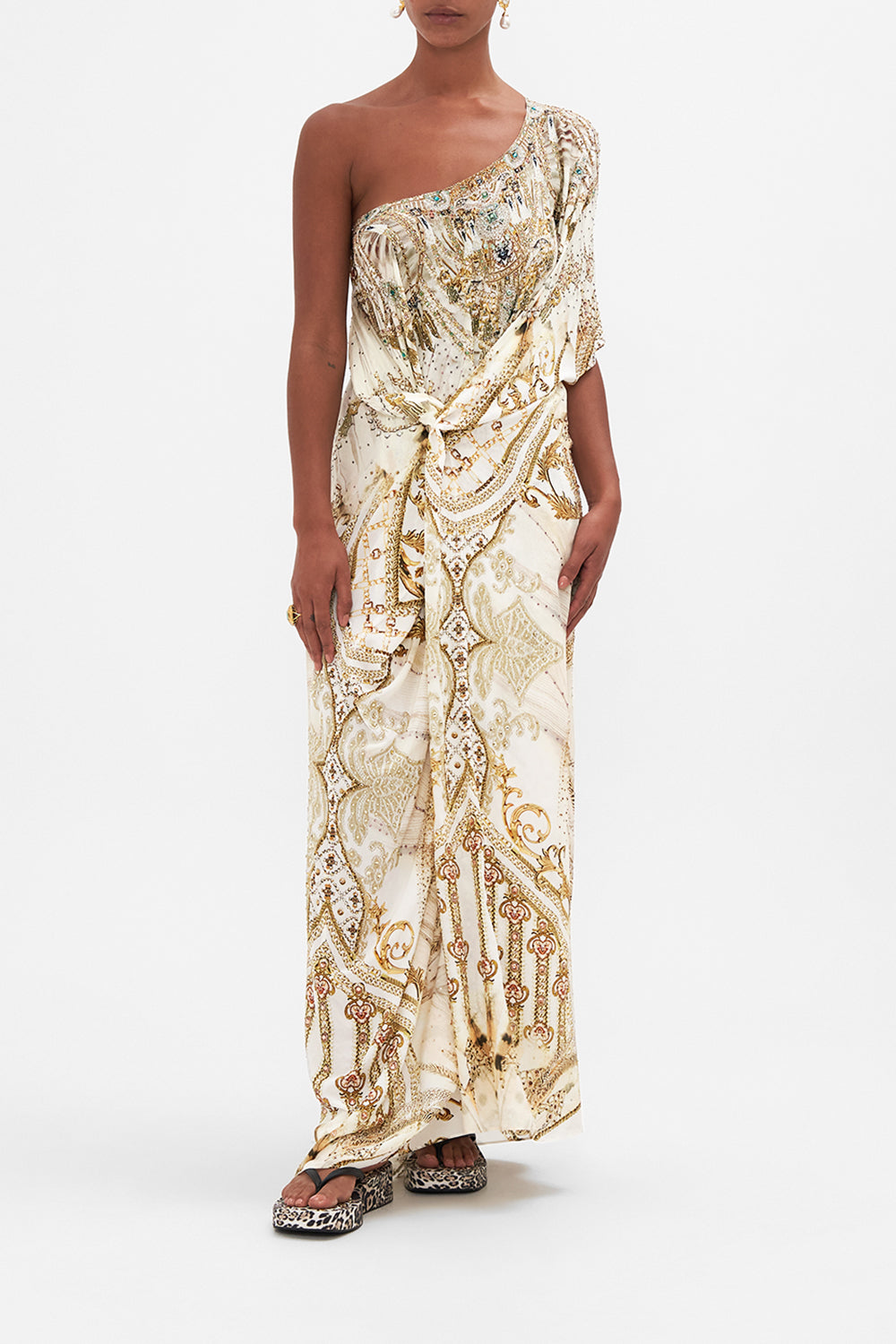 ROUND NECK KAFTAN SOAR LIKE AN EAGLE