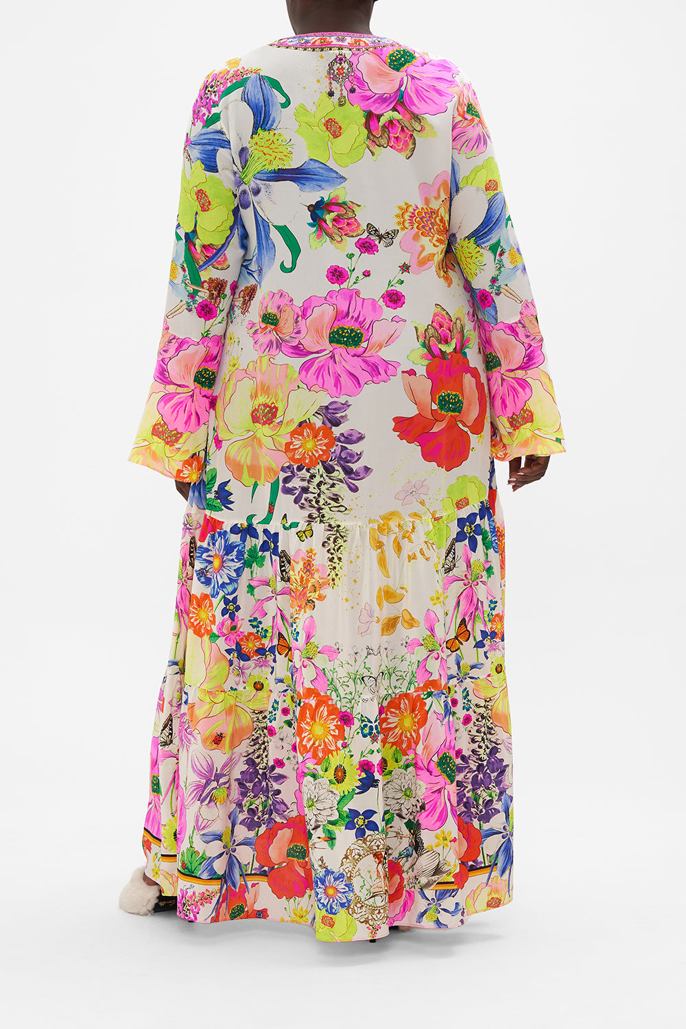 LACE UP DRESS WITH TIERED HEM FAIRY GANG