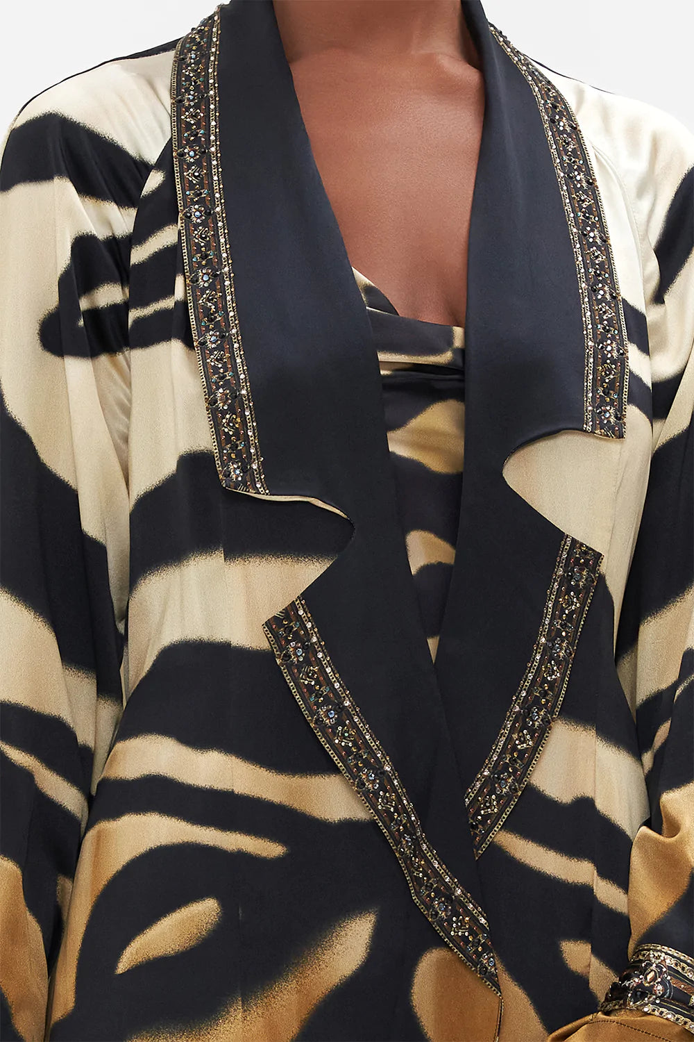 SOFT TRENCH WITH TIES TAME MY TIGER