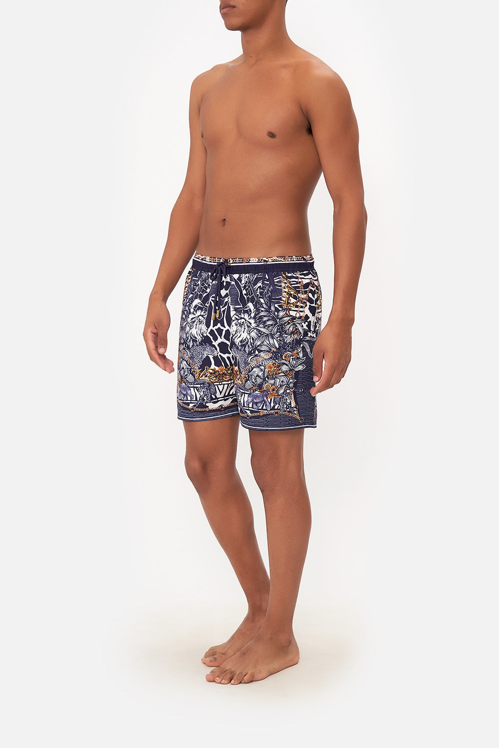 ELASTIC WAIST BOARDSHORT WHERES YOUR HEAD AT