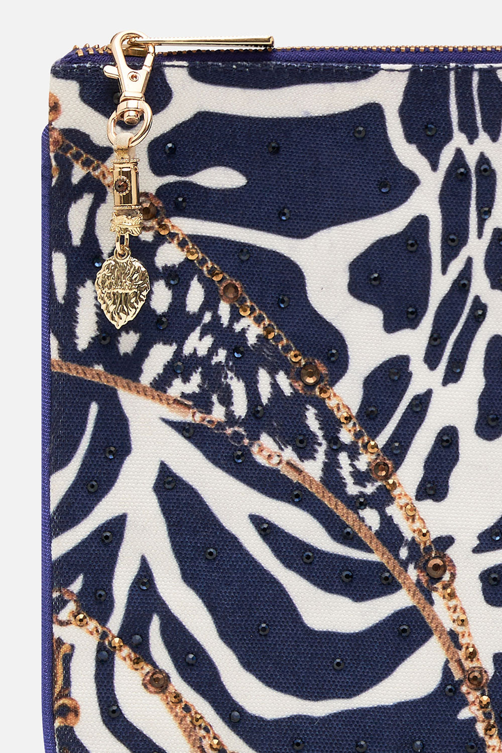 SMALL CANVAS CLUTCH WHERES YOUR HEAD AT