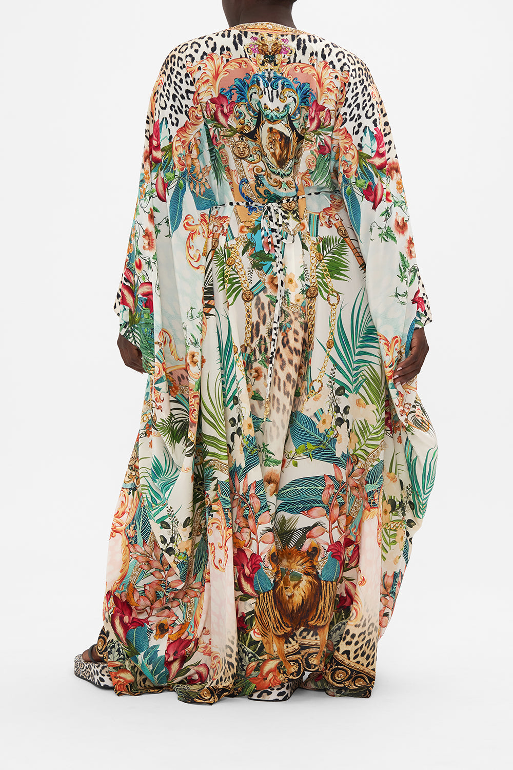 SPLIT SLEEVE KAFTAN WITH HARDWARE ROYALTY LOYALTY