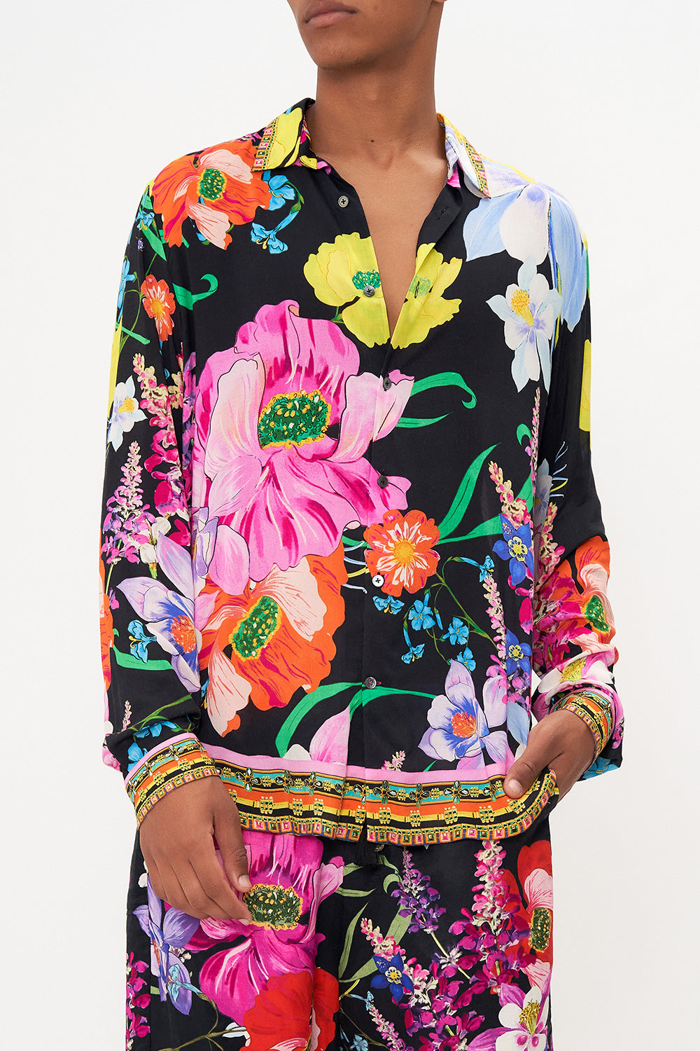 COLLARED LONG SLEEVE SHIRT AWAY WITH THE FAIRIES