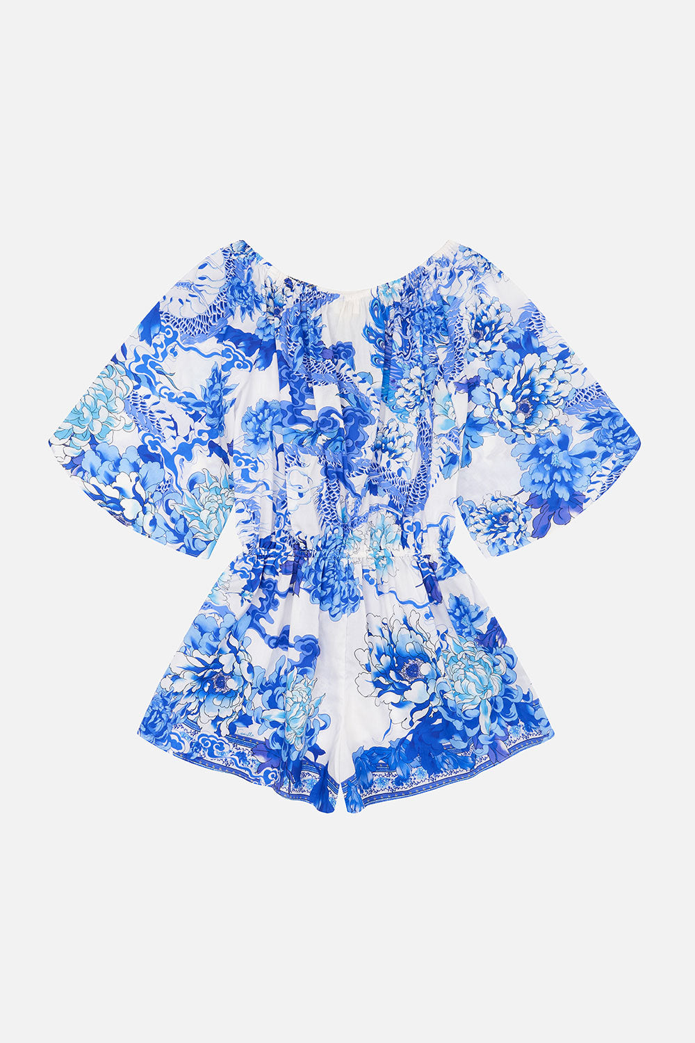 KIDS 3/4 FLARE SLEEVE PLAYSUIT 4-10 HEART OF A DRAGON