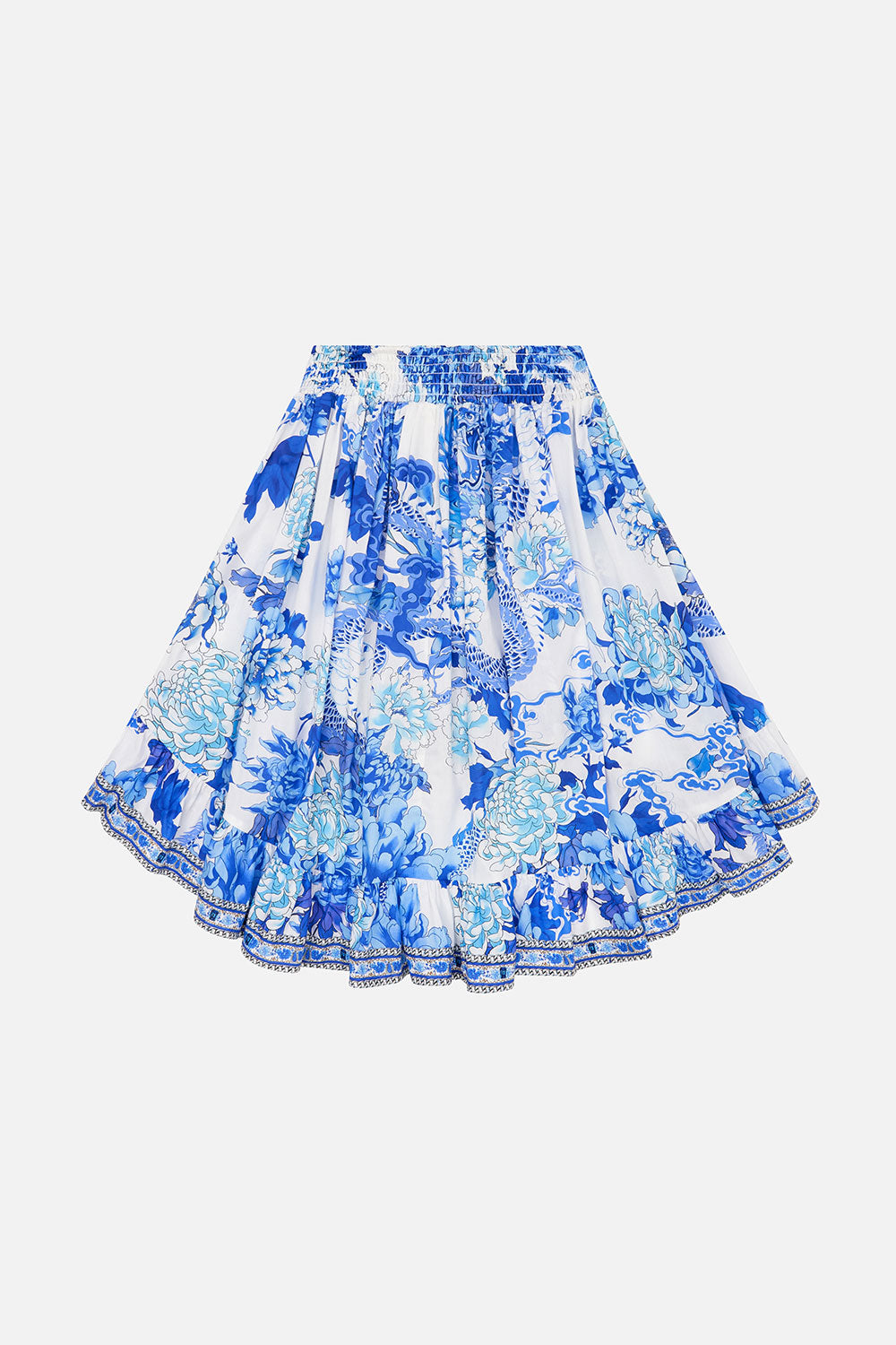 KIDS HIGH LOW HEM SKIRT 12-14 HEART OF A DRAGON