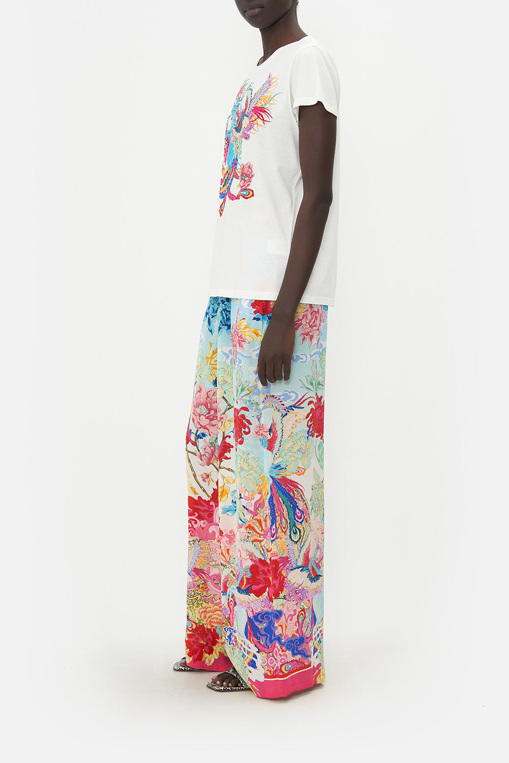 SLIM FIT ROUND NECK T-SHIRT GO STAG