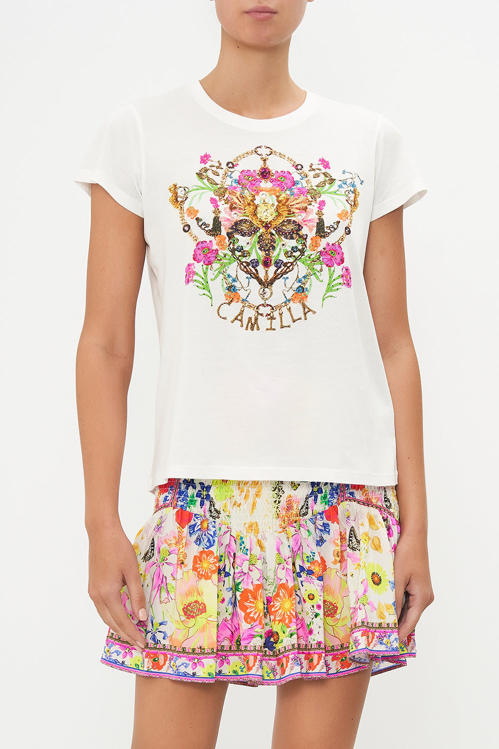 SLIM FIT ROUND NECK T-SHIRT FAIRY GANG