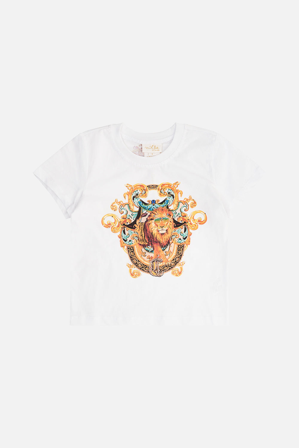 KIDS SHORT SLEEVE T-SHIRT 4-10 ROYALTY LOYALTY