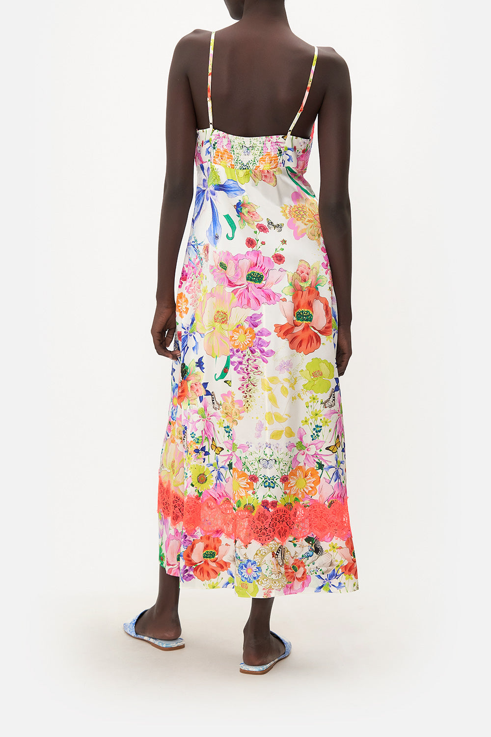 SLIP DRESS WITH FRONT SPLIT FAIRY GANG