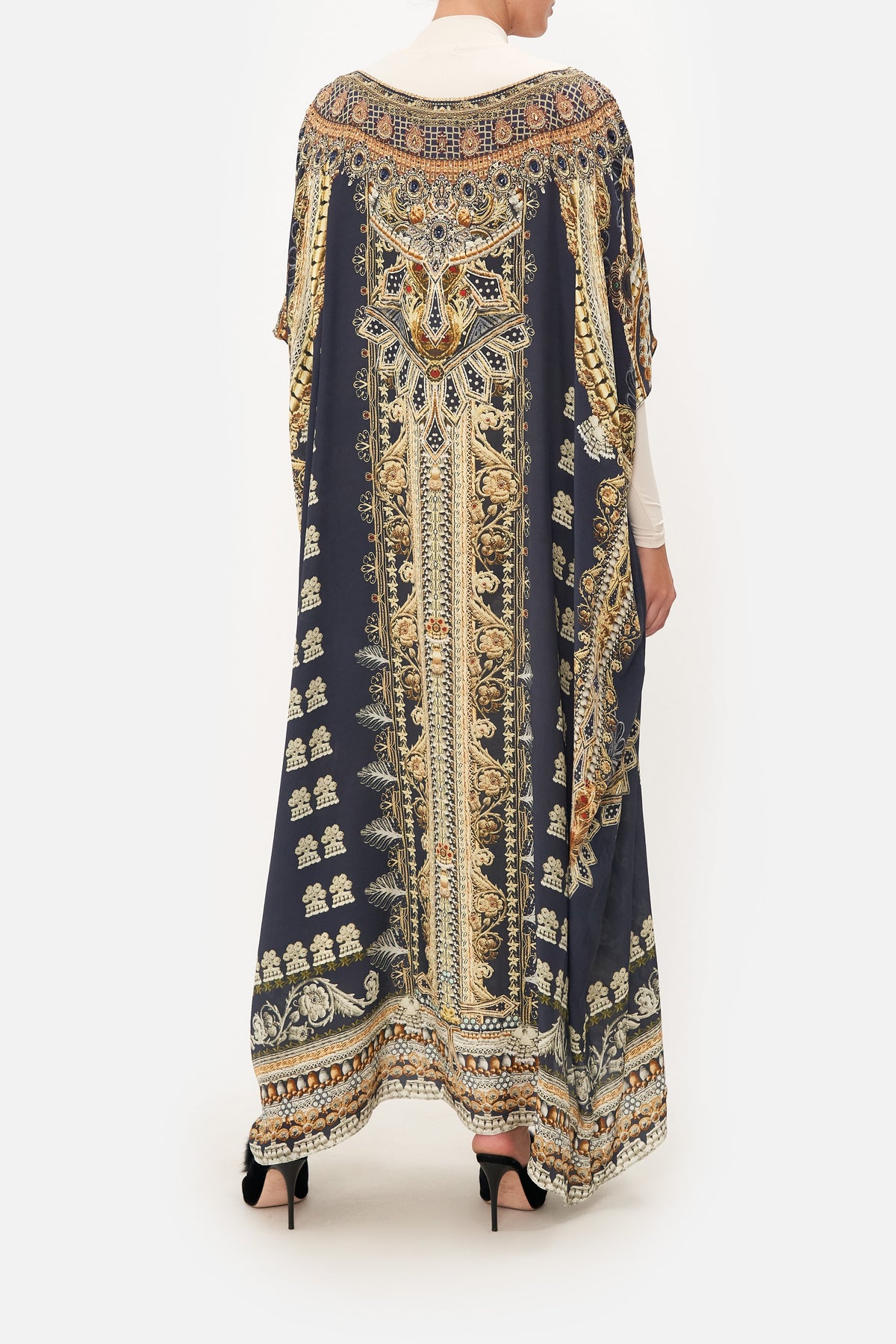 ROUND NECK KAFTAN ITS ALL OVER TORERO