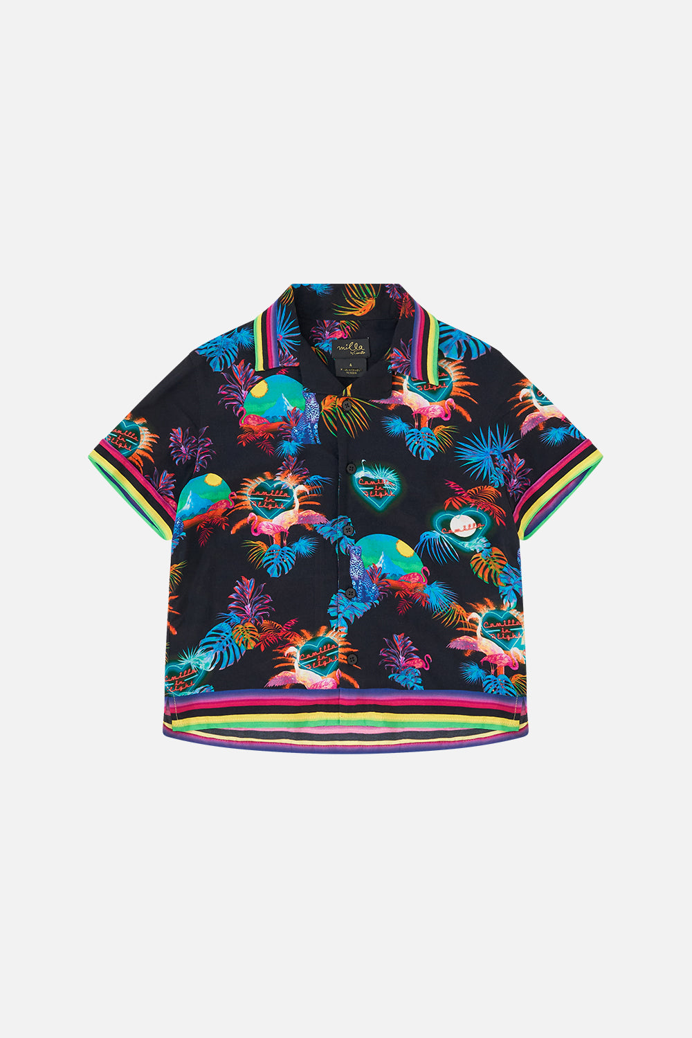 BOYS SHORT SLEEVE SHIRT NEUGHTY NEON