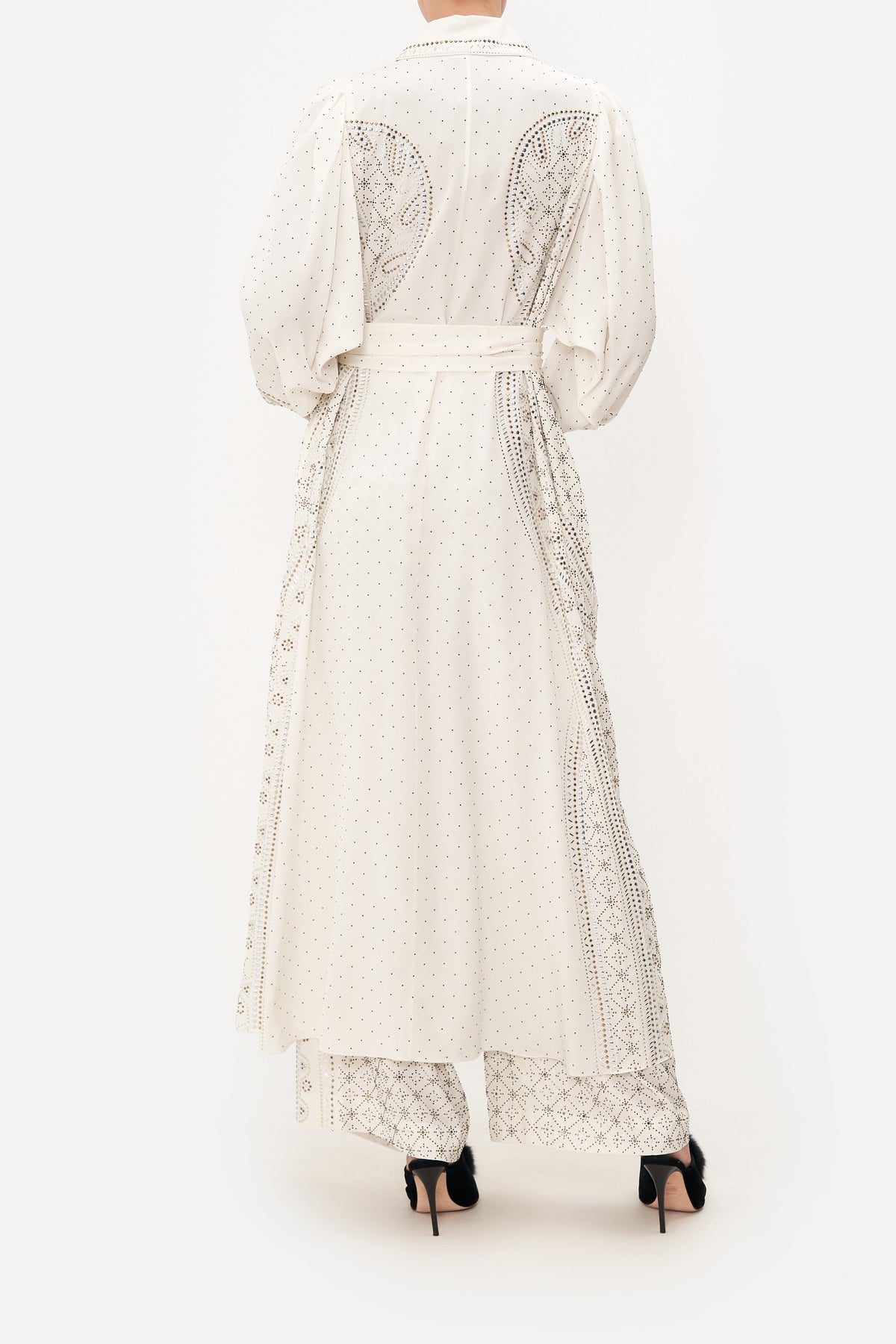 CURVED COLLAR SHIRT DRESS LUXE ESPIRITU