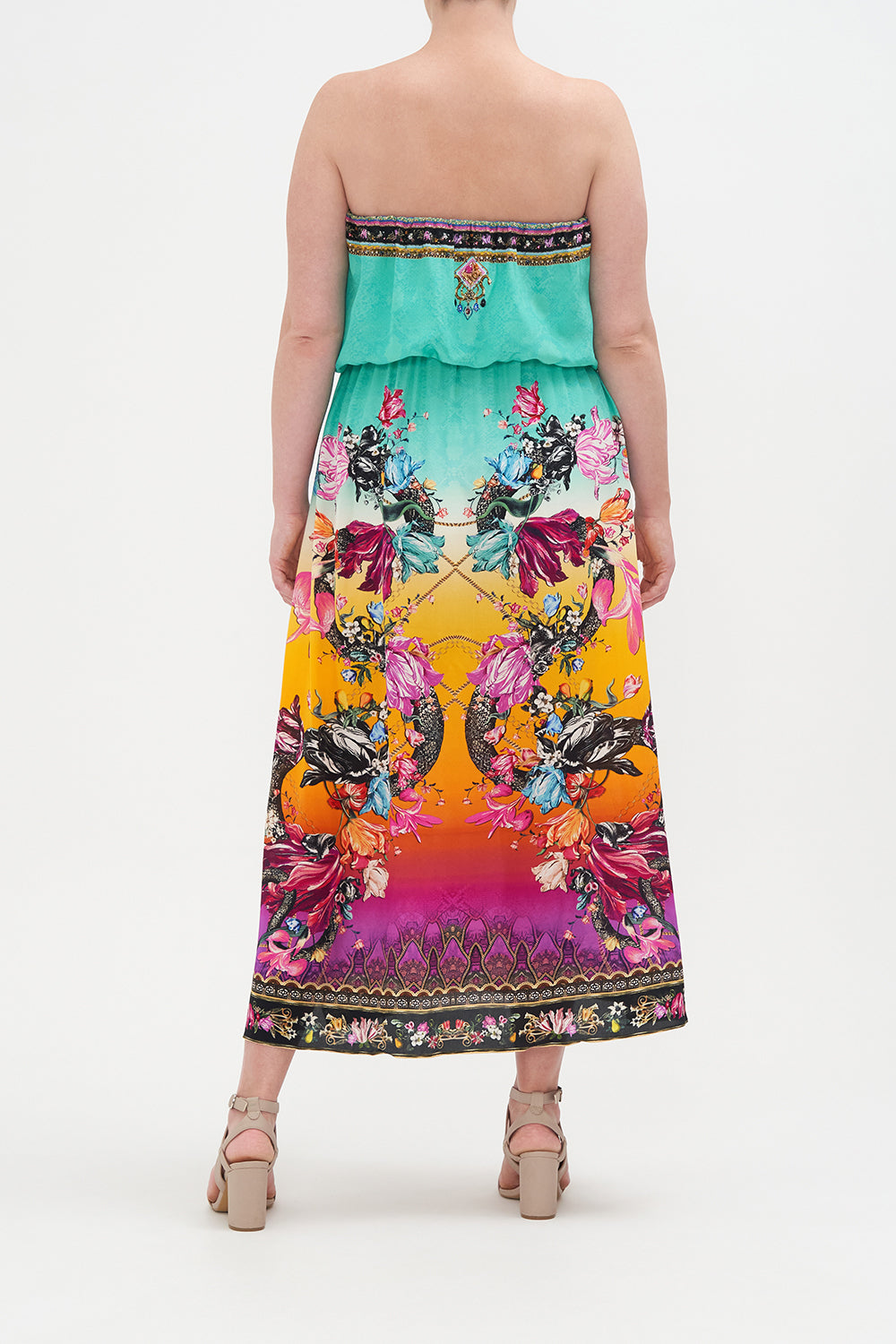 STRAPLESS BLOUSON DRESS VIPER ROOM